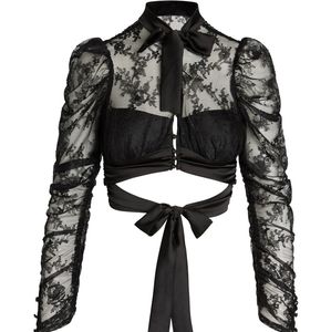 For Love and Lemons Farrah Button-Up Blouse